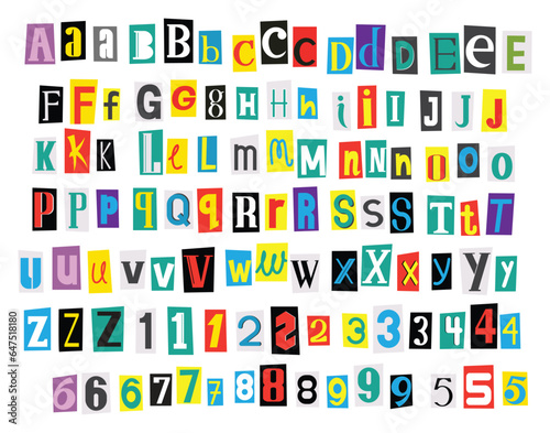 Ransom Note Letters (ID: 647518180)
