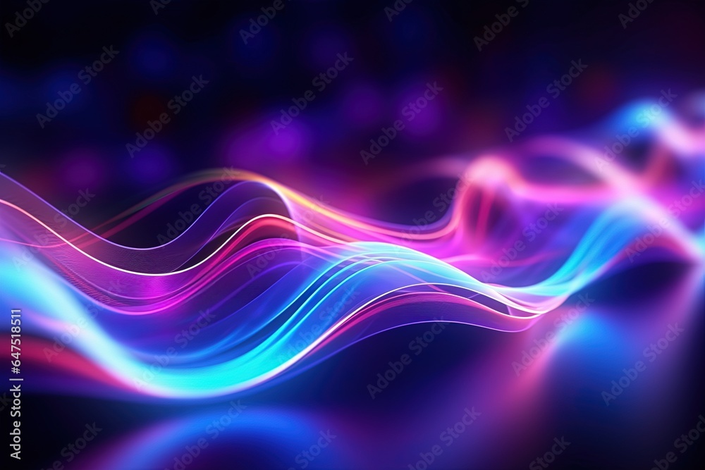 abstract futuristic background with pink blue glowing neon moving high speed wave lines and bokeh lights. Data transfer concept Fantastic wallpaper abstract futuristic background with pink blue glowing neon moving high speed wave lines and bokeh lights. Data transfer concept Fantastic wallpaper