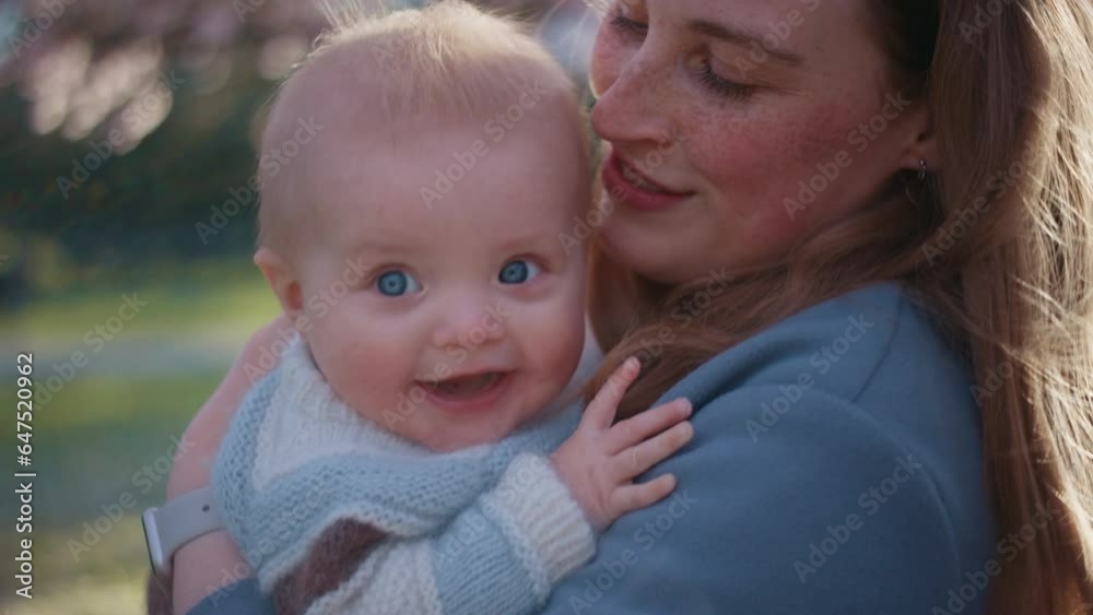 Mother Showing Affection To Her Child Mother Showing Affection To Her Child