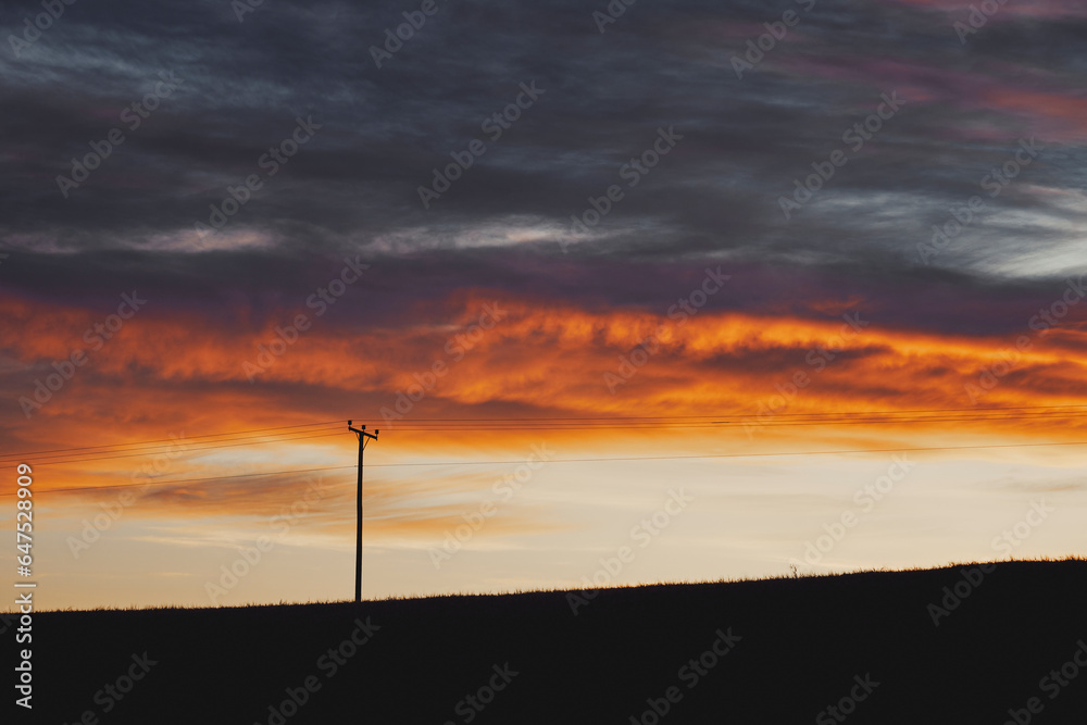 a barley field under the morning clouds a barley field under the morning clouds