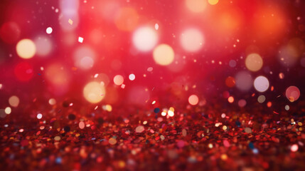 Celebration and colorful confetti party abstract background