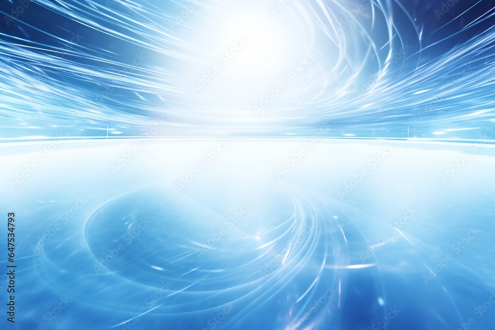 Abstract Ice Rink nature background Generative AI Abstract Ice Rink nature background Generative AI
