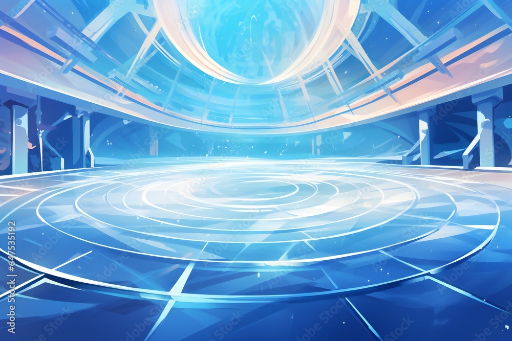 Abstract Ice Rink nature background Generative AI Abstract Ice Rink nature background Generative AI