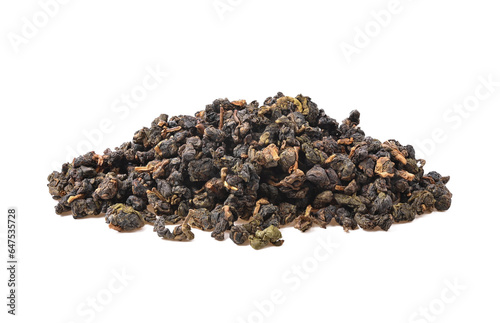 Chinese oolong tea on transparent png photo
