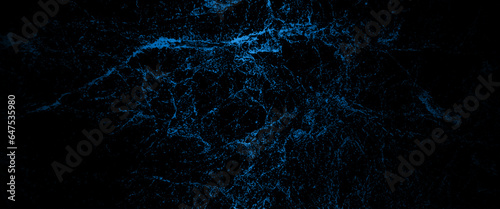 Dark blue tone marble texture background for interior design and ceramic tile surface.