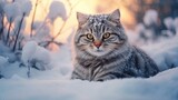 Kittys winter adventure holiday excitement Christmas, Background Image, HD