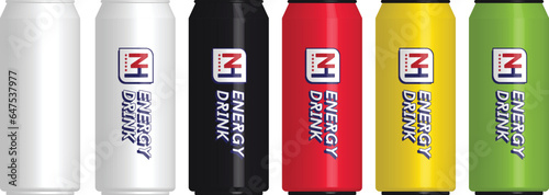Mockup Design Tamplate Bottle Engergy Drink