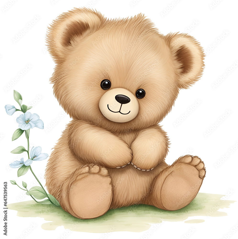 Cute teddy bear illustrator. Cute teddy bear illustrator.