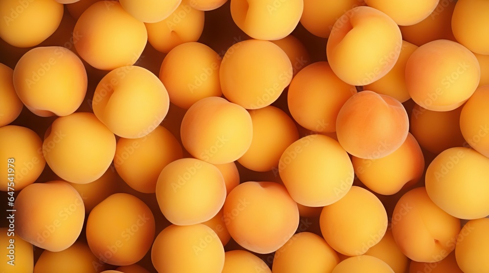 Ripe apricots fruit background