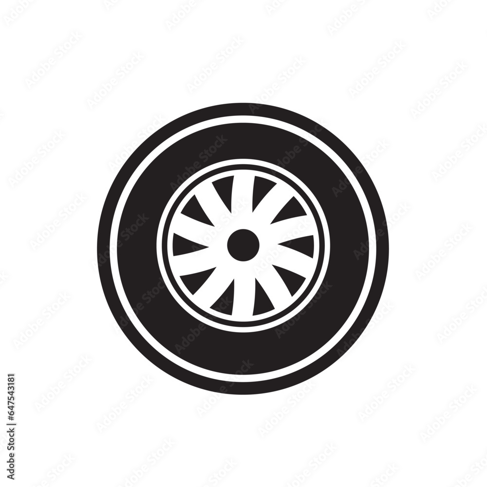 rim icon vector rim icon vector