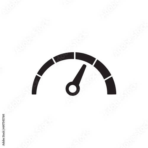 speedometer icon vector