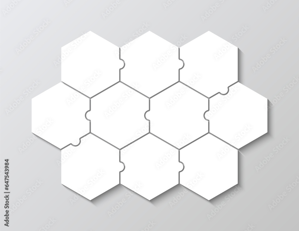 Hexagon business presentation infographic. Business presentation for ... Hexagon business presentation infographic. Business presentation for ...