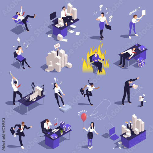 Office People Stress Set