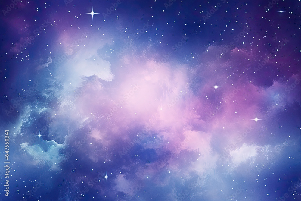 Naklejka premium Galaxy with stars and space dust in the universe