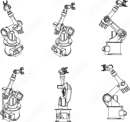 robotic arm for industry automation