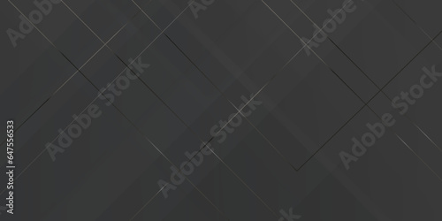 Modern minimalistic seamless black abstract background, Geometric stripe line on black, Black premium abstract background with luxury gradient geometric lines and stripes for design.