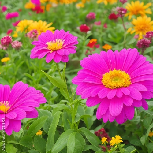 pink flowers in the garden