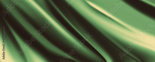 Green gradient fabric texture with grainy effects