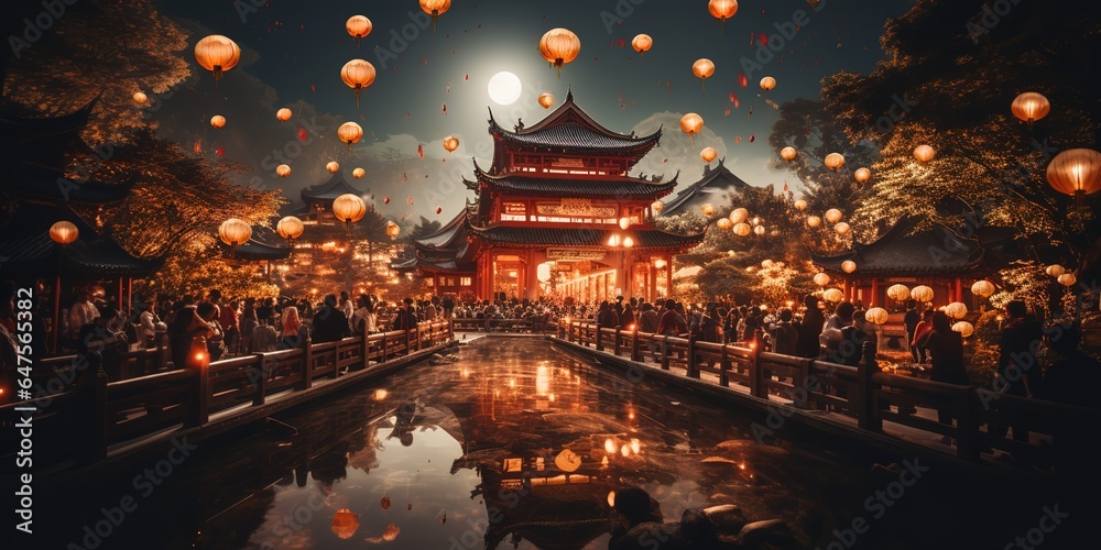 chinese new year celebration, generative ai