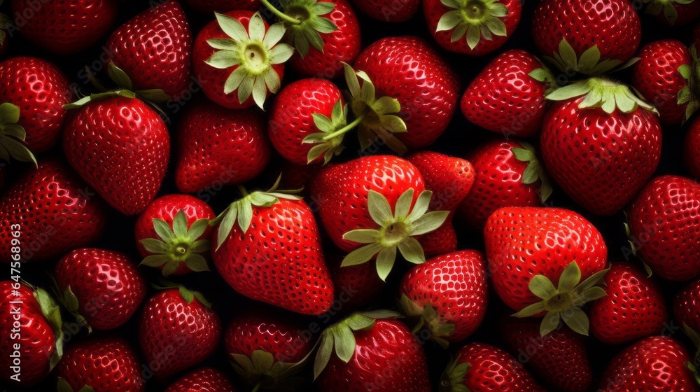 pattern of fresh strawberry pattern of fresh strawberry