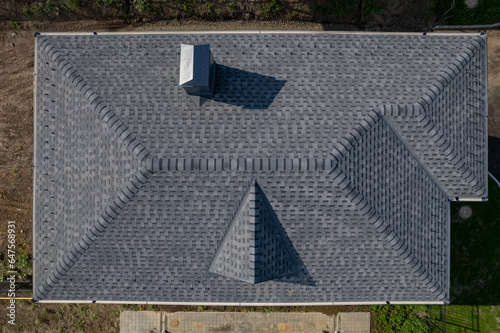 Wallpaper Mural Shingles texture - close up view of asphalt roofing shingles Torontodigital.ca