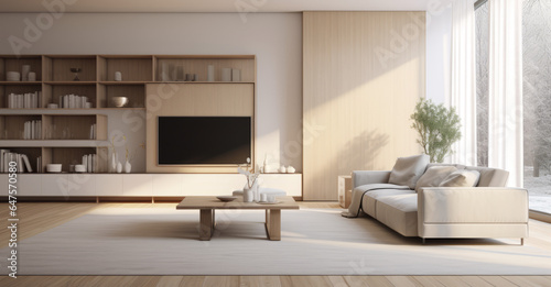 Minimalist Design: Simple, uncluttered spaces with neutral color palettes and clean lines