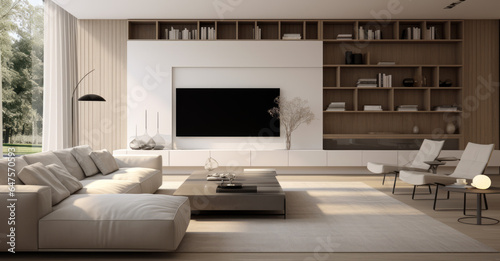 Minimalist Design: Simple, uncluttered spaces with neutral color palettes and clean lines