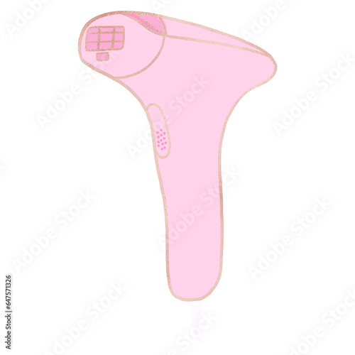 Pink Laser Hair Removal IPL