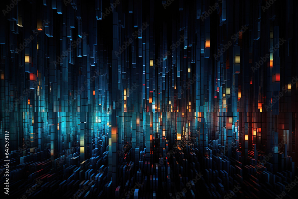 Digital code background, abstract digital, abstract futuristic cyberspace, dark gradient background Digital code background, abstract digital, abstract futuristic cyberspace, dark gradient background