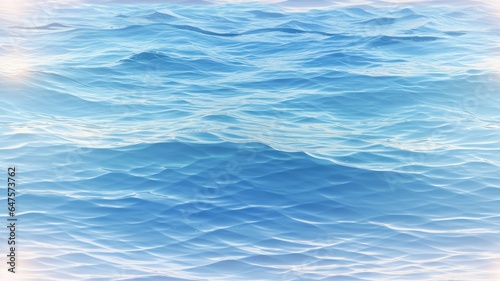 blue and green on the ocean's surface. Highlight the gentle ripples that create a mesmerizing pattern, with the interplay of light adding to the visual appeal. SEAMLESS PATTERN. SEAMLESS WALLPAPER.