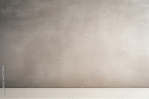 white gray ivory concrete background, cement wallpaper, soft smooth blur floor texture product display, Generative AI photo