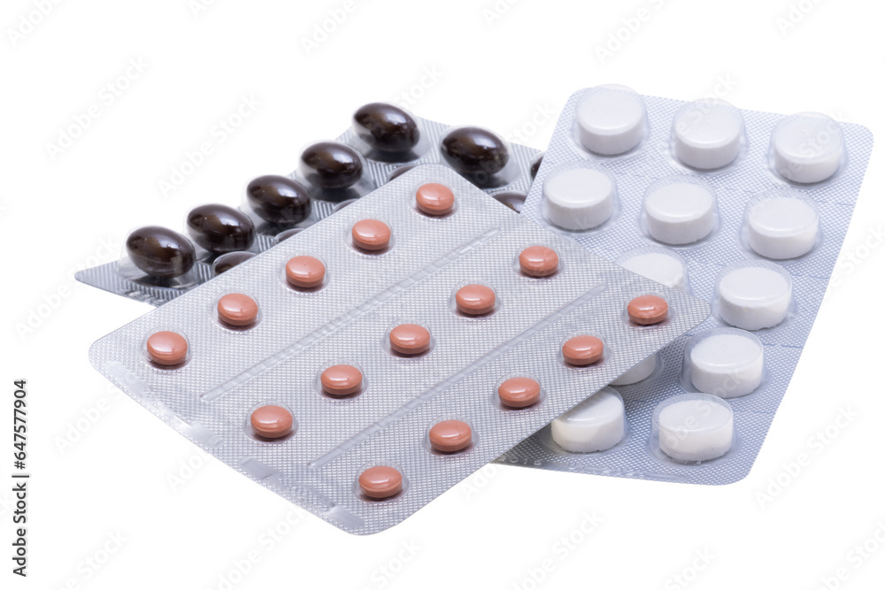 pills isolated pills isolated