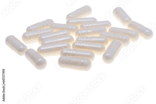 medical capsules isolated