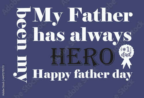 Father day t shirt design quite vector template