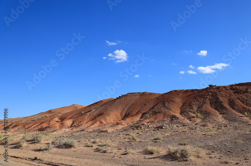 The rock formations of Narandaats, South Gobi, Mongolia