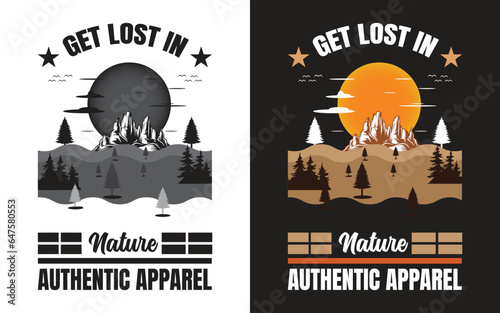 get lost in nature's authentic apparel