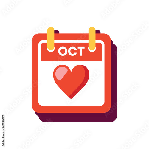date love October icon