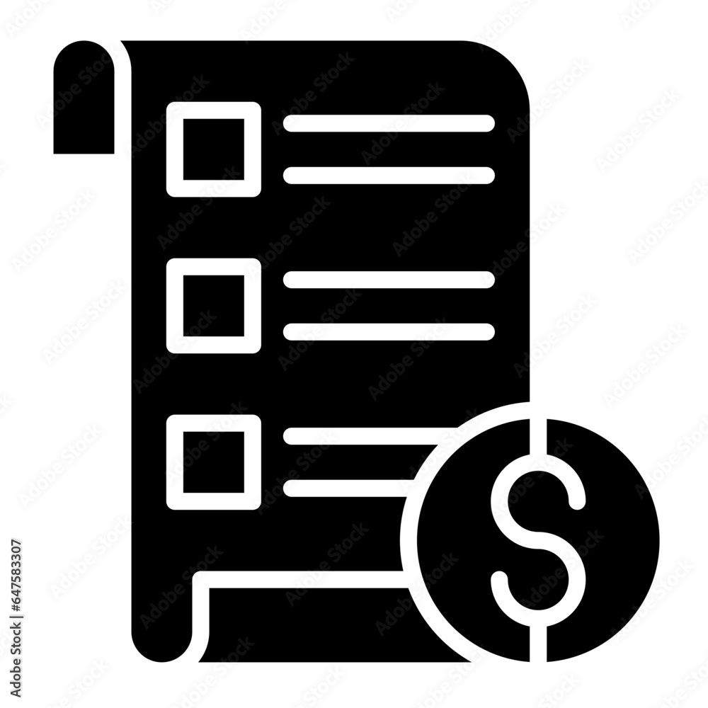Price list Vector Icon Design Illustration Price list Vector Icon Design Illustration