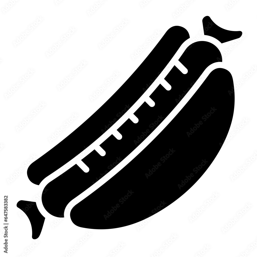 Hot dog Vector Icon Design Illustration Hot dog Vector Icon Design Illustration