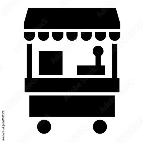 Stall Vector Icon Design Illustration