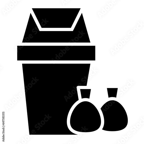 Garbadge Vector Icon Design Illustration