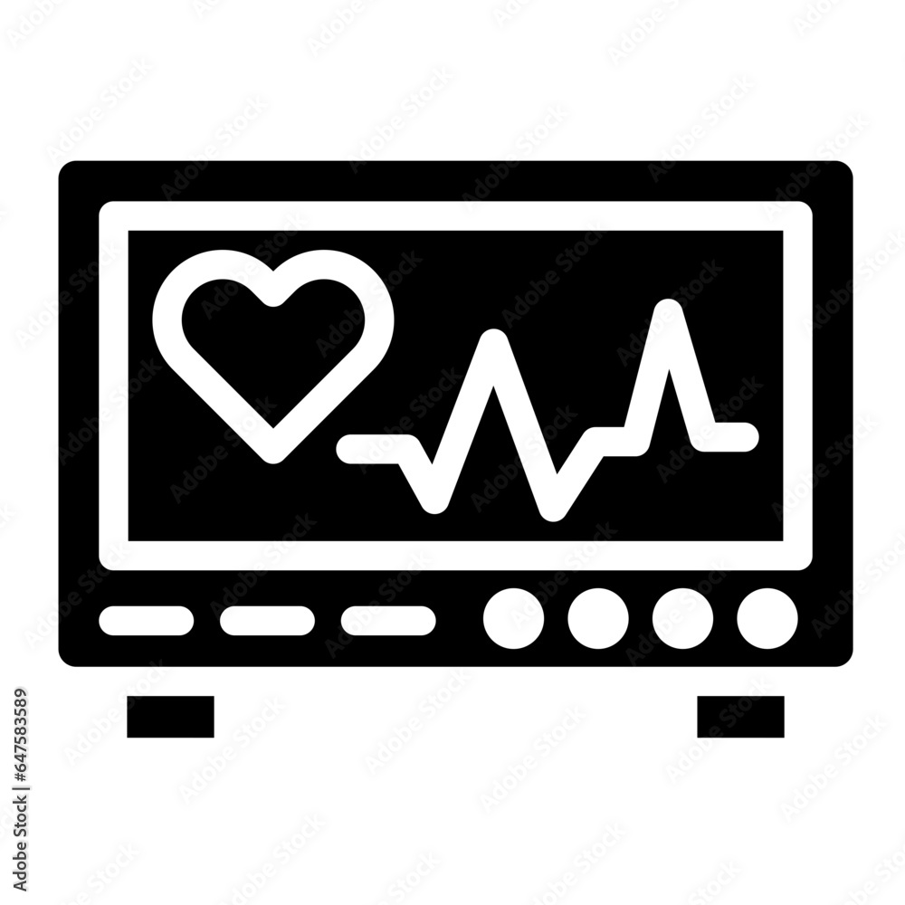 Cardiogram Vector Icon Design Illustration Cardiogram Vector Icon Design Illustration