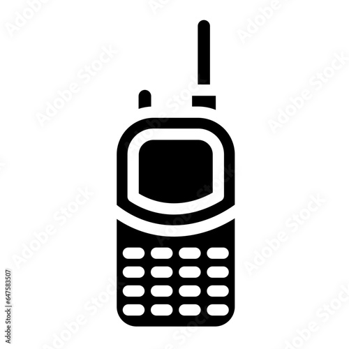 Walkie talkie Vector Icon Design Illustration
