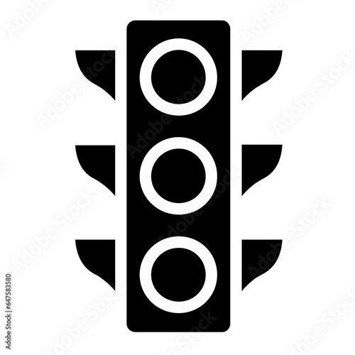 Traffic light Vector Icon Design Illustration