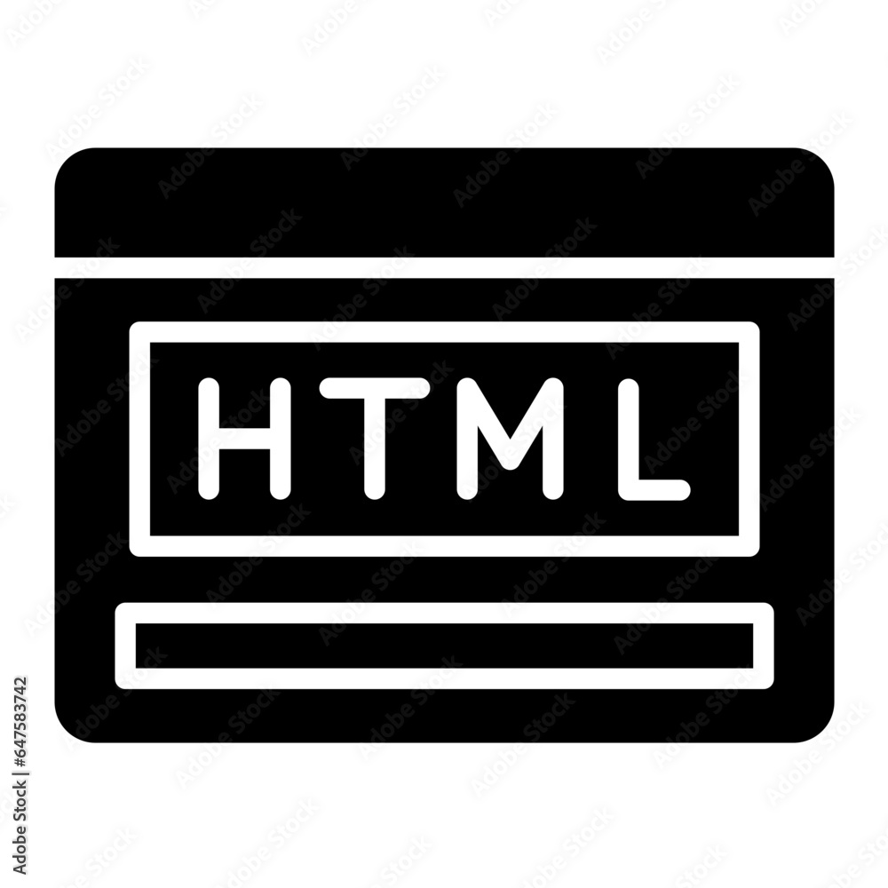 Html Vector Icon Design Illustration Html Vector Icon Design Illustration