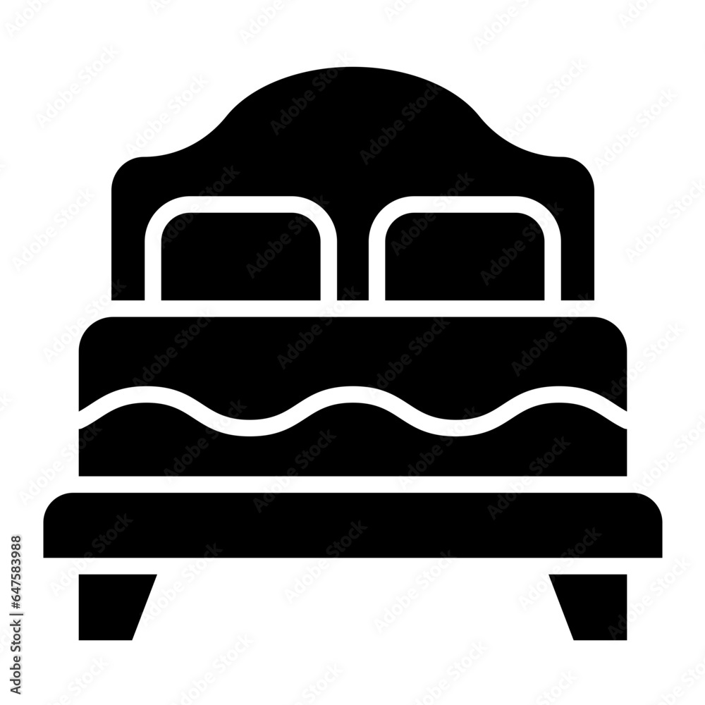 Bed Vector Icon Design Illustration Bed Vector Icon Design Illustration