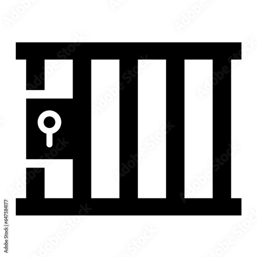 Jail Vector Icon Design Illustration