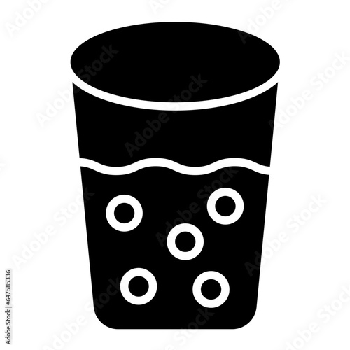 Shot Glass Vector Icon Design Illustration