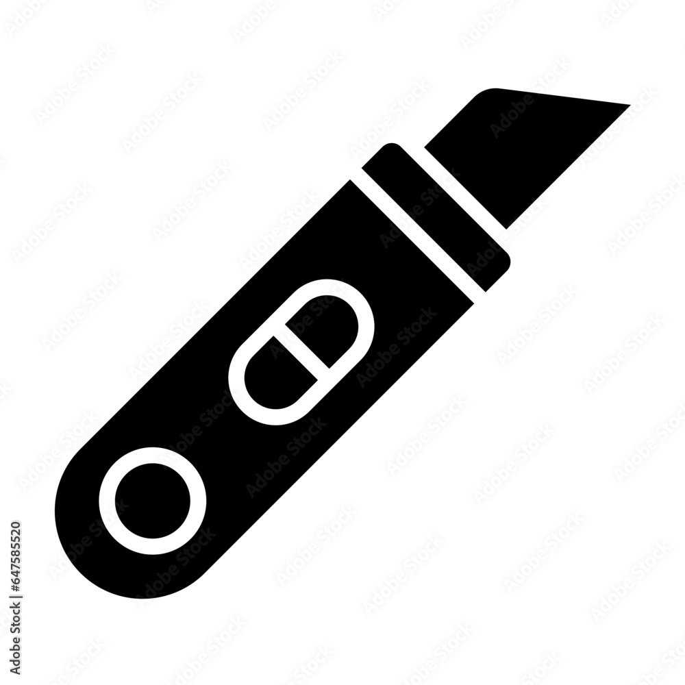 Cutter Vector Icon Design Illustration Cutter Vector Icon Design Illustration
