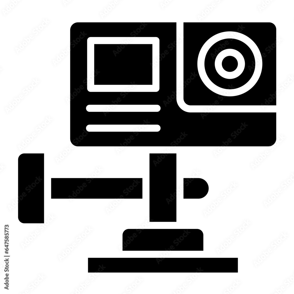 Action Camera Vector Icon Design Illustration Action Camera Vector Icon Design Illustration